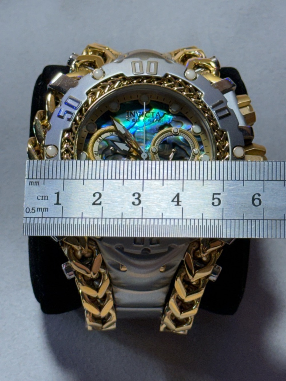 Invicta Gladiator Watch - Gold & Silver Accents - Picture 2 of 8